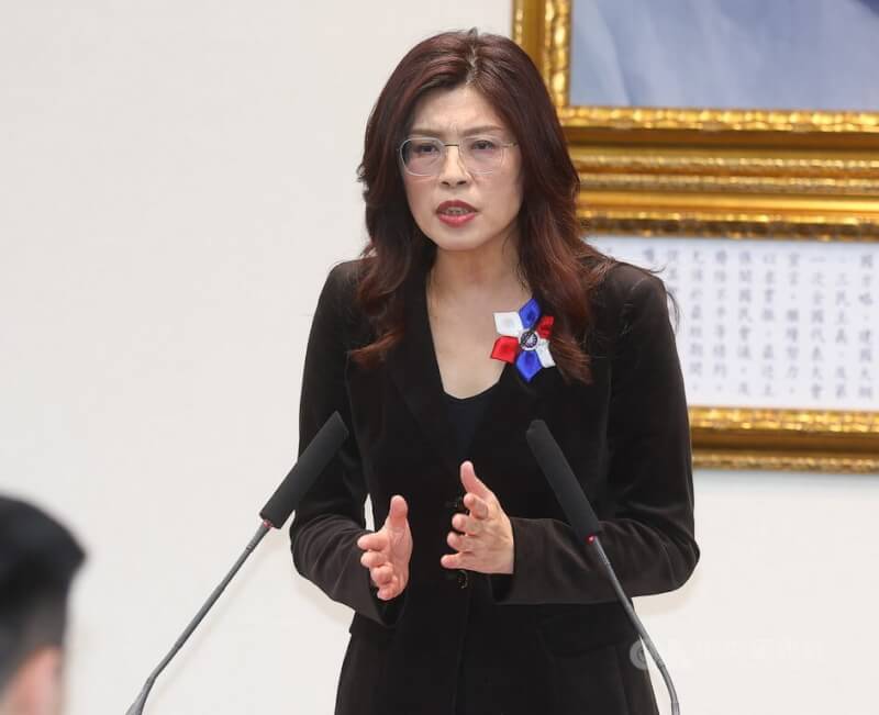 國民黨主席鄭麗文。（中央社檔案照片）